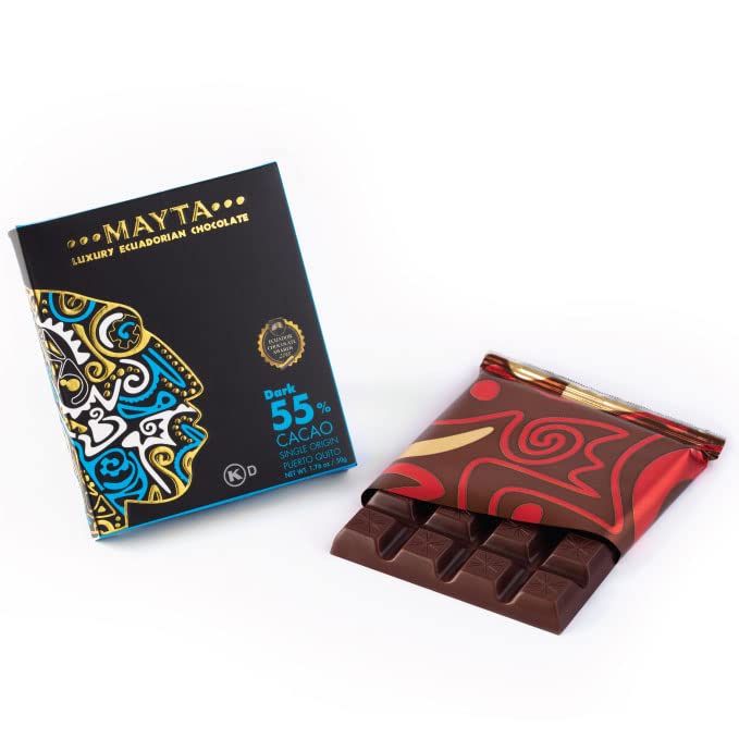 55% Pure Luxury Dark Chocolate (Pack Of 12) • Asiri Blooms