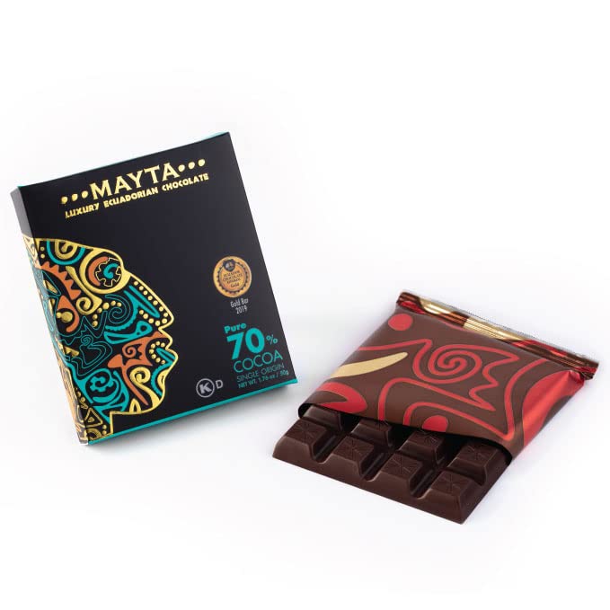 70% Pure Luxury Dark Chocolate (Pack Of 12) • Asiri Blooms